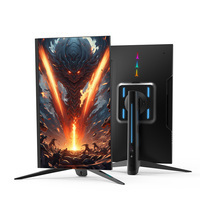 Moniteur de jeu PC 27 pouces 1080p 165Hz écran plat noir ports DP VGA moniteur d'ordinateur de bureau pour PC Gaming et bureau