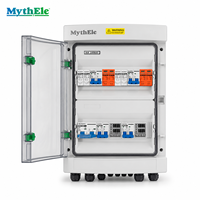 Boîtier de Combinaison Solaire Photovoltaïque IP65 1000V 2 Chaînes 2 Entrées 2 Sorties AC/DC avec Protection MCB & SPD