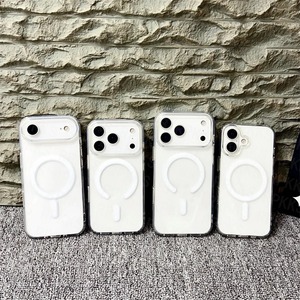 Coques <span class=keywords><strong>de</strong></span> Téléphone Portable Magnétiques Transparentes Antichoc Personnalisées <span class=keywords><strong>de</strong></span> Haute Qualité Conviennent à l'iPhone 17 Pro Max - Product Image 1