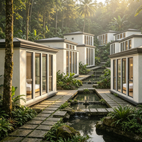 Maison préfabriquée modulaire sur mesure, intégrée, à assemblage rapide, insonorisée, appartement mobile pour usage commercial