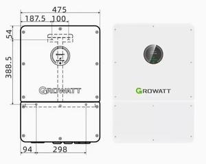 Sistema Solar Híbrido Trifásico Growatt de 8kw 10kw 12kw 15kw con 4K-15K-Hu - Product Image 6