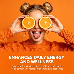 Vitamina C 1000mg de Fábrica, Zinc, Vitamina D para el Sistema Inmunológico, Apoya la Salud de la Piel, el <span class=keywords><strong>Cabello</strong></span> <span class=keywords><strong>y</strong></span> las <span class=keywords><strong>Uñas</strong></span>, Tabletas Efervescentes de Vitamina C - Product Image 3