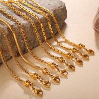 Bracelet CELES étanche en acier inoxydable 18K, style vintage minimaliste de luxe, texture serpent torsadé
