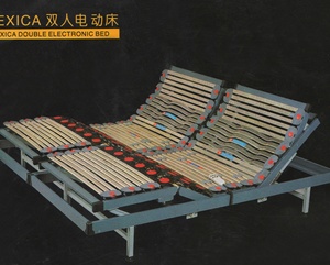 Bedroom Electric Adjustable Bed Single Size Vibrator Bed with Massage Function