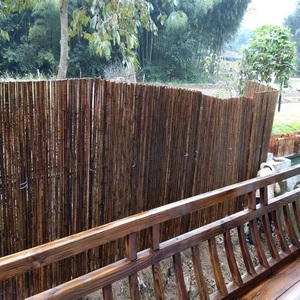 Cerca de Bambu para Pátio, Divisória Decorativa para Jardim, Estilo Japonês, Cerca de Pavilhão Carbonizado para Varanda Externa Yz-j101 - Product Image 3