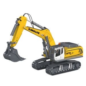 RTR Kabolite K5901-100S Excavadora RC Eléctrica 1/18 con Control Remoto, Batería, Garra Eléctrica, Modelo de Juguete Metálico y Cargador - Product Image 1