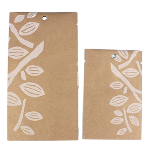 Bolsa de jabón transparente con estampado personalizado, bolsa ecológica con cremallera, para barra de esponja cosmética, embalaje de un lado, con orificio para el mango - Product Image 4