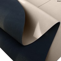 Yogamatte – Naturkautschuk PU, 5 mm, 183 cm, rechteckig, verschleißfest, rutschfest, schweißabsorbierend, Fitness-/Sportmatte