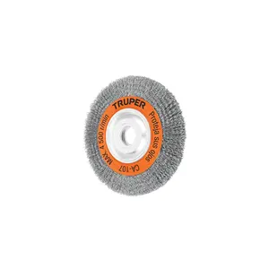 BOX 4 Alambre de cardado de 8' x 3/4' para amoladora, TRUPER - Product Image 1