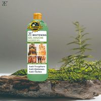 Gel Douche Exfoliant à la Gluque Noire 1000ml – Bouteille Riche en Mousse pour Hydrater la Peau et Nettoyer en Profondeur