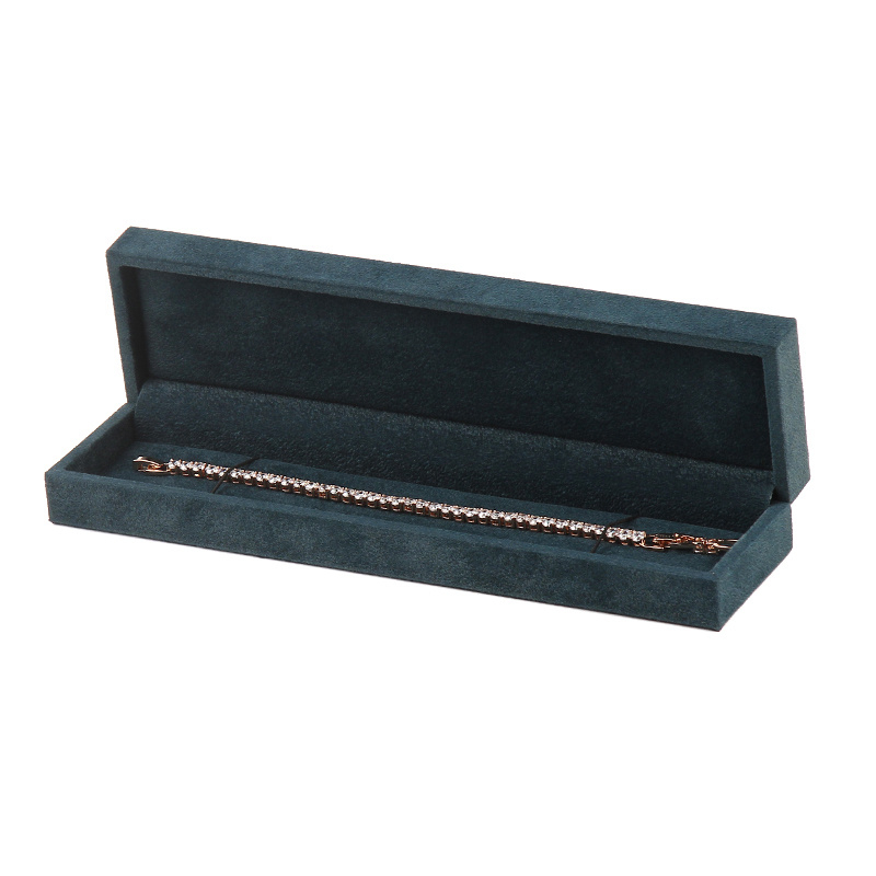 Caja de collar azul oscuro
