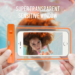 360 Full <b>Cover</b> Swimming Waterproof Cell Phone Dry Bag Diving Touch <b>Screen</b> PVC Waterproof Mobile Phone <b>Cover</b> Pouch with Lanyards - Product Image 3