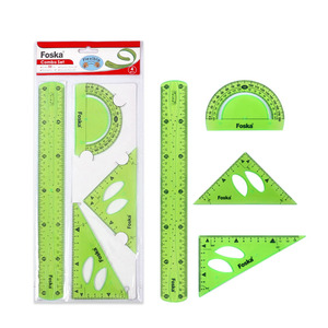 <span class=keywords><strong>Regla</strong></span> Flexible de Plástico Transparente de 12 Pulgadas Foska, Resistente a la Decoloración, con Graduaciones y Borde Recto, para Estudiantes, Maestros, Amigos y Compañeros de Trabajo - Product Image 6