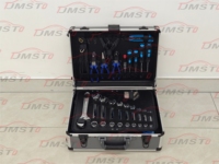 Ensemble d'outils professionnel en aluminium de 176 pièces, coffret à roulettes argenté, outils de réparation automobile, outils à main pour la maison, tournevis, cadeau pour la fête des pères