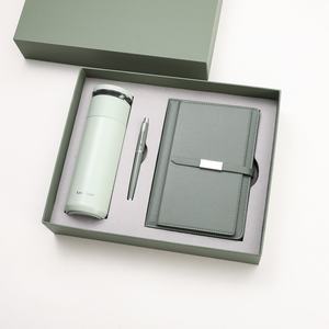 Idées de coffrets cadeaux d'affaires de luxe personnalisés : Carnet A5 avec stylo, tasse isotherme, nouveautés avec bouchon à ressort, ensemble <span class=keywords><strong>cadeau</strong></span> en gros - Product Image 2
