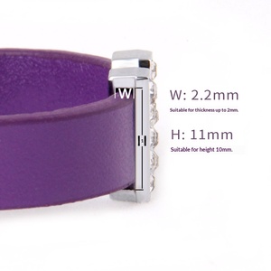 Collar de Cuero para Perro con Nombre Personalizado, Letras Deslizantes y Diseño Simple, al por Mayor y a Bajo Precio - Product Image 3