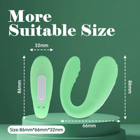 Usine Hot-Sell Sans Fil Télécommandé Double-Vibration Insérable Gode G-Spot Intimité Jouet pour Couples Assurant Femmes