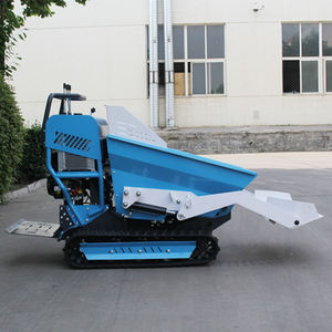 Envío Gratis Oem Alta Calidad Hidráulico 1200kg Crawler Drive Mini Goma Track Dumper - Product Image 5