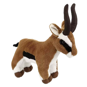 Peluche Personalizzato Antilope, Simpatico Giocattolo di Peluche Morbido, Bambola Animale Africana Realistica, Peluche Springbok - Product Image 1