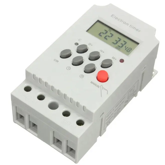 Temporizador de controle de microcomputador KG316T-II, temporizador digital de elétron 25a 220v