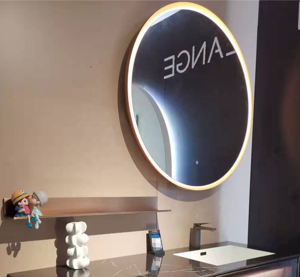 Modern High quality OEM/ODM Round Aluminum Framed LED Mirror Light for Bathroom IP54