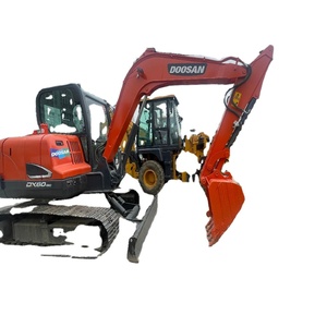 Excavatrice Doosan DX60-9 d'occasion en excellent état de fonctionnement avec moteur Yanmar, engrenages et composants de roulement - Product Image 1