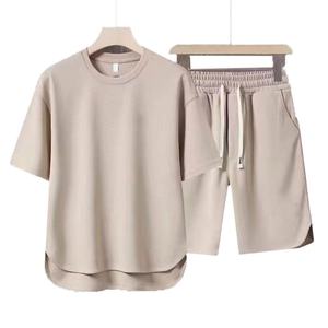 Conjunto Deportivo Personalizado para Hombre, Top Corto de Compresión, Pantalones Cortos para Correr, Camisetas Casuales de Secado Rápido, Conjuntos de Entrenamiento - Product Image 3