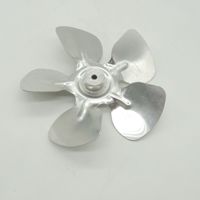 Moteur de ventilateur en aluminium moulé usiné CNC, pale de ventilateur en alliage d'aluminium, moteur dédié pour petite friteuse à air et machine de séchage