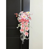 Kit de bouquet de mariée en cascade à faire soi-même pour l'enregistrement de mariage, matériaux faits à la main pour les demoiselles d'honneur ou les amis, bouquets de mariage