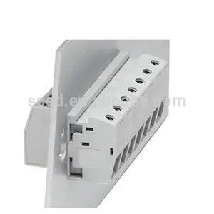 Through Wall Terminal Block Pitch 10.10mm Bulkhead connector 300V 65A Feed Through Terminal Blocks