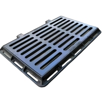 Grille de drainage en fonte ductile robuste pour la construction routière, haute qualité, directement de l'usine, services de fonderie B125 C250 D400