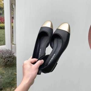 Mocassins plats pour femmes en cuir de vache 100% avec côtés colorés, idéaux pour le bureau, faible MOQ, personnalisation du logo, directement de l'usine - Product Image 5