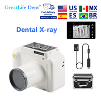 Appareil de radiographie dentaire Greatlife Dent approuvé CE à faible rayonnement avec capteur intégré et scanner d'imagerie rapide pour usage clinique dentaire