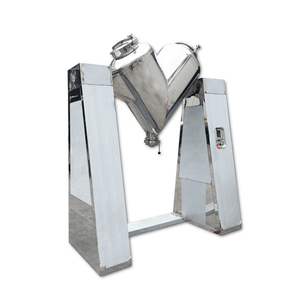 Mezcladora Industrial de Acero Inoxidable en Forma de V de Alta Precisión con Motor para Mezclar Uniformemente Sustancias Granulares y en Polvo - Product Image 1