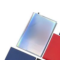 Carnet en cuir rechargeable gravable au laser, format A5, écologique, marque Supernova