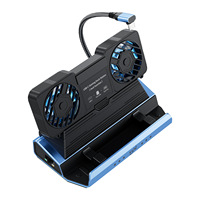 Station d'accueil pour jeux ROG Ally en alliage d'aluminium, ventilateur de refroidissement détachable, fente pour SSD, sortie HDTV 4K, ports USB Type C, amélioration des performances, en stock