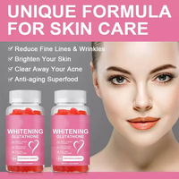 Complément Éclaircissant Gummies Glutathion Collagène Produits de Beauté Gummies au L-Glutathion Gummies Éclaircissantes pour la Peau