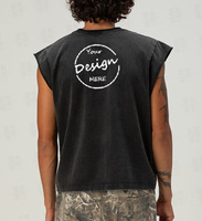 Camisetas Personalizadas con Bordado, Estampado Serigrafiado, de Lujo, de Corte Holgado y Oversize, Lavado Ácido, Estilo Vintage, Ajuste Musculoso, Manga Corta, 240 g/m²
