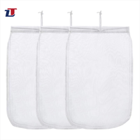 Food grade 200um 500um nilon saringan filter mesh layar jaring kain tas tabung untuk minuman Air filter cair