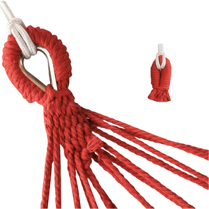 <span class=keywords><strong>Hamac</strong></span> de lit portable en toile rayée pour le camping en plein air, le jardin, la cour, la terrasse - Double ou simple - Pour les voyages - Product Image 3