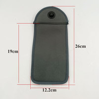 Sac de téléphone portable en gros pour iPhone, étui de protection en néoprène pour signal, pochette personnalisée avec verrouillage magnétique RFID