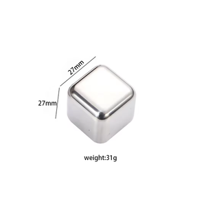 Camol Tùy Chỉnh <span class=keywords><strong>Ice</strong></span> <span class=keywords><strong>Cube</strong></span> Tái Sử Dụng Thép Không Gỉ Làm Mát Cao Công Nghệ Cốc Đá Công Cụ Cho Whiskey Sticks - Product Image 3