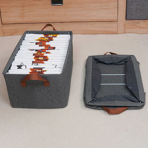 Armario plegable de almacenamiento de armario, marco de tela catiónica, impermeable, juguete para niños, <span class=keywords><strong>Jumbo</strong></span>, organizador de ropa de lino lavable, caja de almacenamiento - Product Image 5