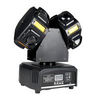 Projecteur LED double tête à effet Gecko, contrôle DMX512 RGBW Jisheng IP20 7000K avec variateur pour DJ, discothèque, mariage, fête, scène