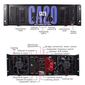 CA20 3000W最低CA系列功率放大器板<span class=keywords><strong>2</strong></span>通道音频高质量DJ放大器 - Product Image 6