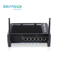 Mini PC Pare-feu Industriel Pfsense 6xRJ45 Gigabit Core I3 I5 I7 DDR4 Win11 Linux OPNSense Routeur pour Serveur de Sécurité Réseau