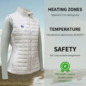 Unisex giacca invernale con cappuccio 5V USB gilet di cotone intelligente impermeabile e caldo con gilet riscaldante per uomo e donna
