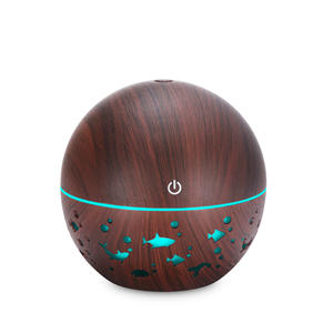 Humidificador Redondo con Acabado Madera YX-021Y, 100x97mm, Difusor de Aroma con Luz Nocturna, Alimentado por USB, para Uso Doméstico - Product Image 5