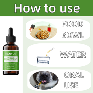 犬と猫のための羽雲工場尿路栄養サプリメント尿路液滴は健康な膀胱と腎臓をサポートします - Product Image 4