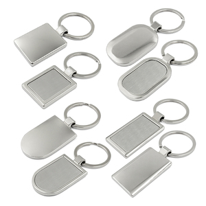 Wholesale <b>Keyrings</b> Keychain Blank <b>Engraving</b> Plain Custom House Iron Painted Alloy Key Chain Metal Keychain for Promotional Gifts - Product Image 6